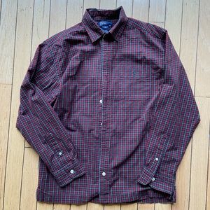 Big Kids Red & Green Polo Buttondown Great for Christmas Thanksgiving